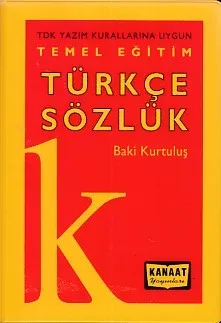 Temel Eğitim Türkçe Sözlük Plastik Kapak