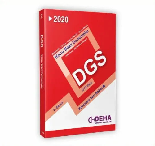 DGS KONU BAZLI DENEME KİTABI (Matematik-Türkçe-Sayısal & Sözel Mantık)