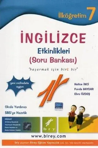 İngilizce Etkinlikeri (Soru Bankası) / 7. Sınıf