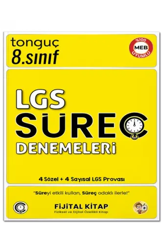 Tonguç Akademi 8. Sınıf LGS Süreç Denemeleri