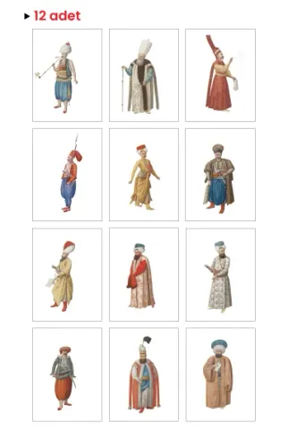 Osmanlı Kartpostal 3 (12'li)