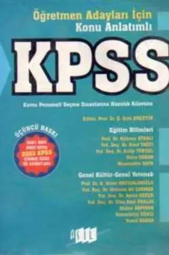 Öğretmen Adayları İçin Konu Anlatımlı KPSS