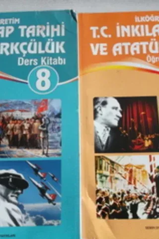 8. Sınıf T.C. İnkılap Tarihi ve Atatürkçülük Ders Kitabı + Öğrenci Çalışma Kitabı