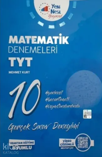 Yeni Nesil Yayınları TYT Matematik 10 Deneme