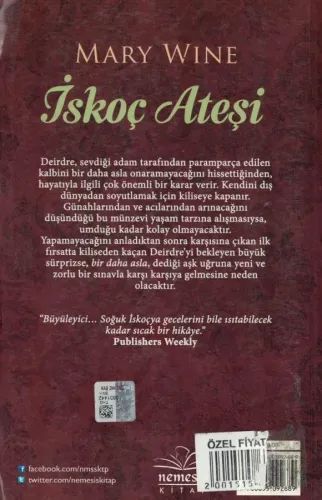 İskoç Ateşi Mary Wine Nemesis Kitap %50 indirimli