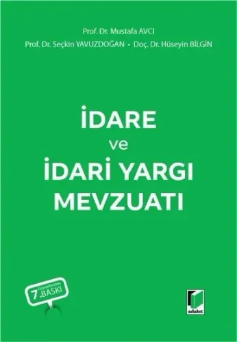 İdare ve İdari Yargı Mevzuatı Mustafa Avcı