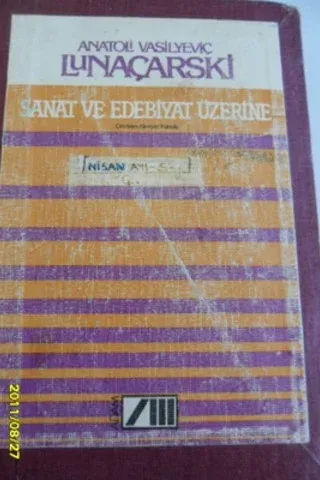Sanat Ve Edebiyat Üzerine