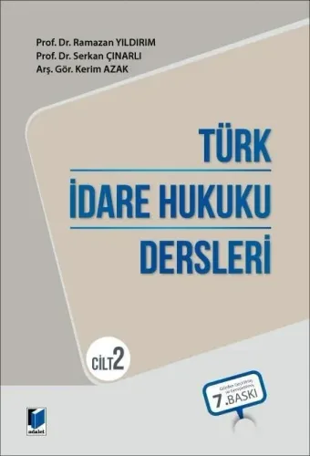 Türk İdare Hukuku Dersleri - Cilt 2