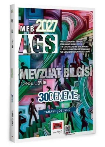 Yargı Yayınları 2027 MEB AGS Mevzuat Bilgisi Tamamı Çözümlü 30 Deneme