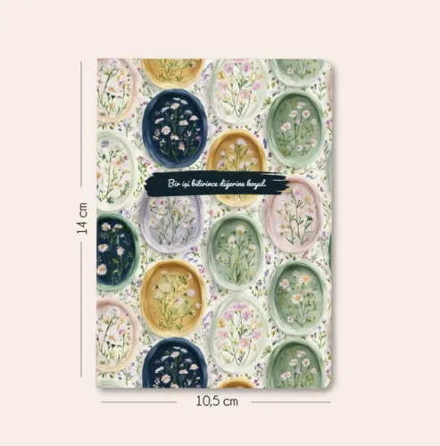 Râyihâ - Çiçekli – 3’lü Mininote Defter