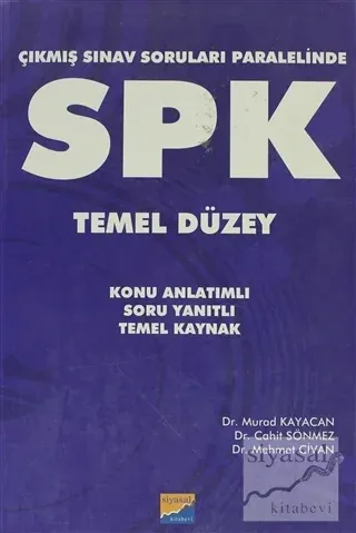Çıkmış Sınav Soruları Paralelinde SPK Temel Düzey