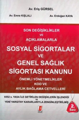Sosyal Güvenlik ve Genel Sağlık Sigortası Kanunu