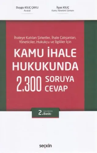 Kamu İhale Hukukunda 2.300 Soruya Cevap