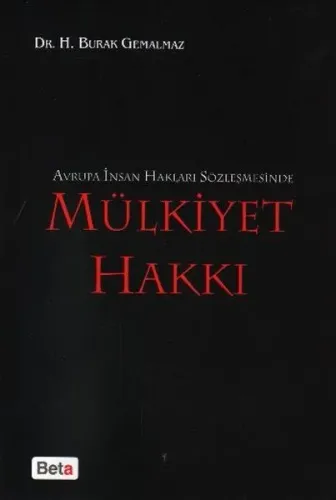 Avrupa İnsan Hakları Sözleşmesinde Mülkiyet Hakkı