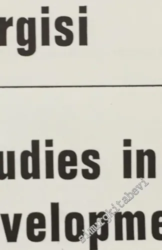 ODTÜ Gelişme Dergisi - METU Studies in Development - Sayı: 11      Bahar 1976
