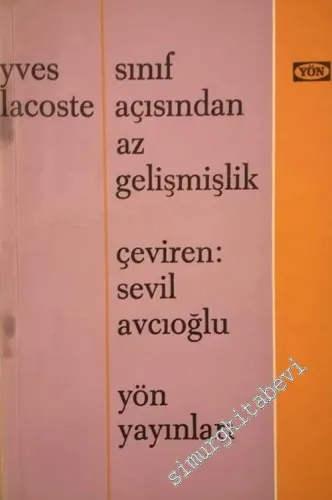 Sınıf Açısından Azgelişmişlik -        1966