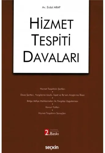 Hizmet Tespiti DavalarıHizmet Tespiti Davaları
