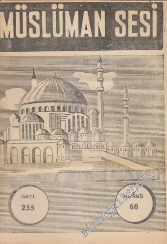 Müslüman Sesi - Sayı: 235, 17 Şubat 1963