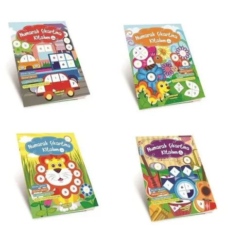 Numaraları Çıkartma Kitabım 4 Kitap Takım
