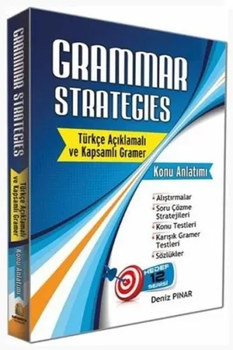 12 Derste Türkçe Açıklamalı İngilizce Grammar Strategies Konu Anlatımı Kapsamlı Gramer