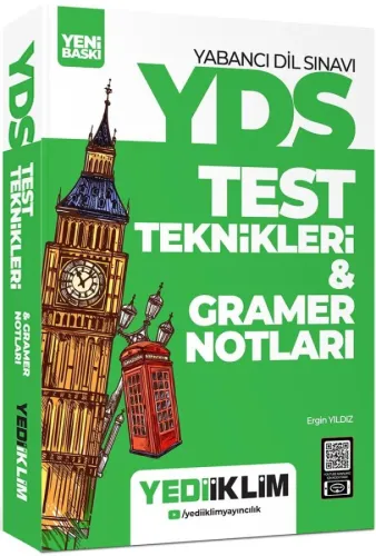 Yediiklim Yayınları YDS YÖKDİL Test Teknikleri ve Gramer Notları