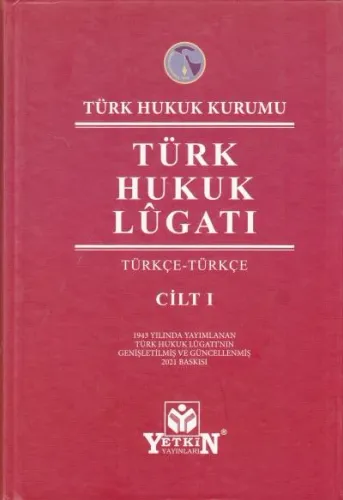Türk Hukuk Lügatı (İki Cilt Takım) Kollektif