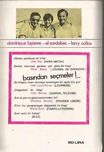 Yasımı Tutacaksın Dominique Lapierre Payel Yayınevi
