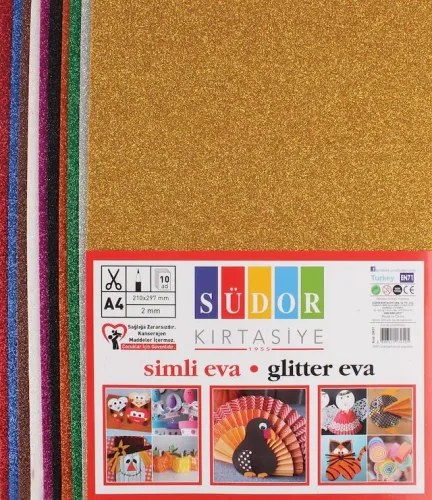 Südor Eva 20x30 cm 10 Renk Simli *NET*