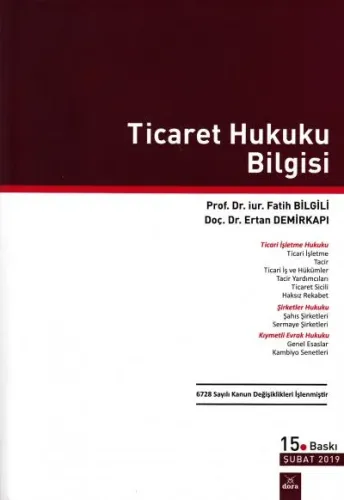 Ticaret Hukuku Bilgisi
