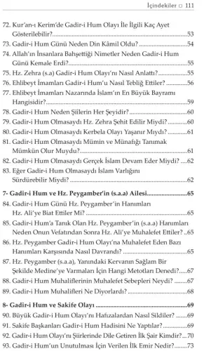 110 Soruda Gadir-i Hum Muhammed Deştî 110 Soruda Gadir-i Hum Muhammed Deştî
