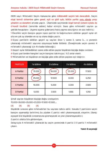 Anayasa Hukuku Çözümlü Soru Bankası