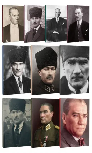 10lu Atatürk- Çizgili Okul Defteri Seti 64 Sayfa 13,5x19,5cm - Halkki 10lu Atatürk- Çizgili Okul Defteri Seti 64 Sayfa 13,5x19,5cm - Halkki