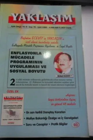 Yaklaşım Aylık Dergi 2000 / 93