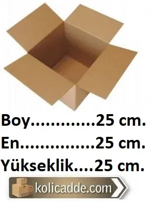 Karton Kutu 25x25x25 cm.