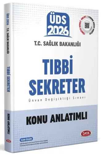 Data Yayınları 2026 T.C. Sağlık Bakanlığı ÜDS Tıbbi Sekreter Konu Anla