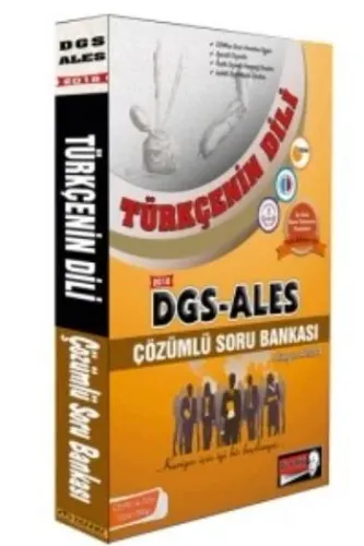 2018 DGS ALES Türkçenin Dili Çözümlü Soru Bankası