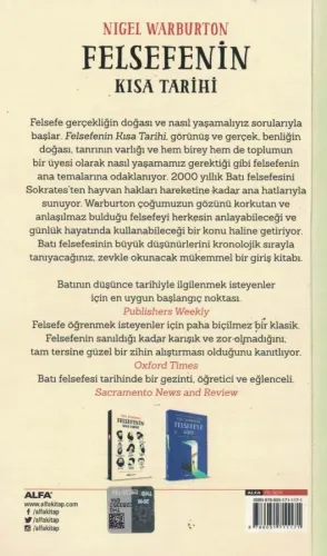 Felsefenin Kısa Tarihi Nigel Warburton Alfa Yayınları %40 indirimli