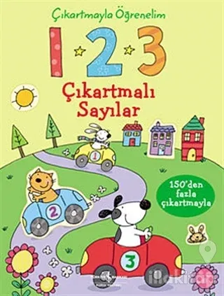 Çıkartmayla Öğrenelim 1-2-3: Çıkartmalı Sayılar