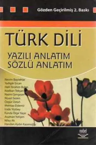 Türk Dili Yazılı Anlatım-Sözlü Anlatım