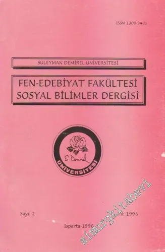 Süleyman Demirel Üniversitesi Fen - Edebiyat Fakültesi Sosyal Bilimler Dergisi - 2