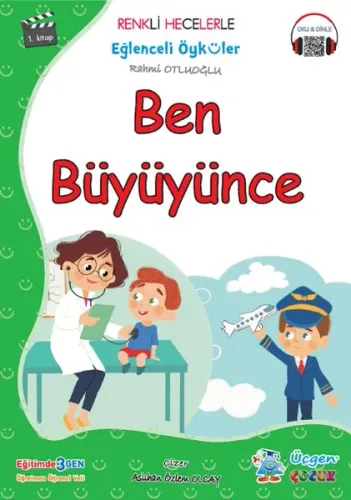 Üçgen Akademi Renkli Hecelerle – Eğlenceli Öyküler – Poşetli 10 Kitap