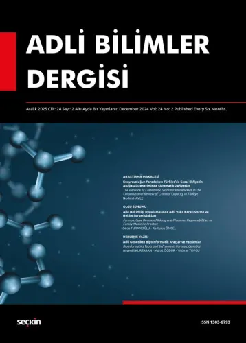 Adli Bilimler Dergisi – Cilt:24 Sayı:2 Aralık 2025