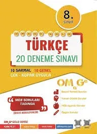 OMAGE8. SINIF OMAGE GOLD TÜRKÇE 20 DENEME SINAVI (KAMPANYALI)