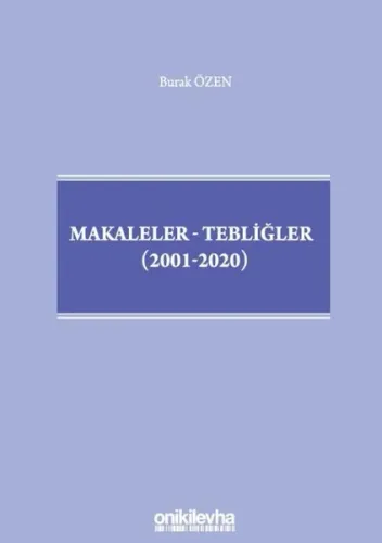 Makaleler, Tebliğler