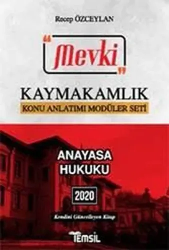 MEVKİ Kaymakamlık Anayasa Hukuku Konu Anlatımı