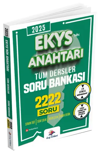 Dizgi Kitap Yayınları 2025 MEB EKYS Müdür ve Müdür Yardımcılığı EKYS Anahtarı Tüm Dersler Soru Bankası 2222 Soru Bankası