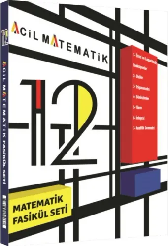 ACİL 12. SINIF SET (6 FASİKÜL) MATEMATİK - 2027
