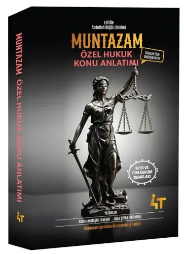 4T Yayınları MUNTAZAM Özel Hukuk Konu Anlatımı