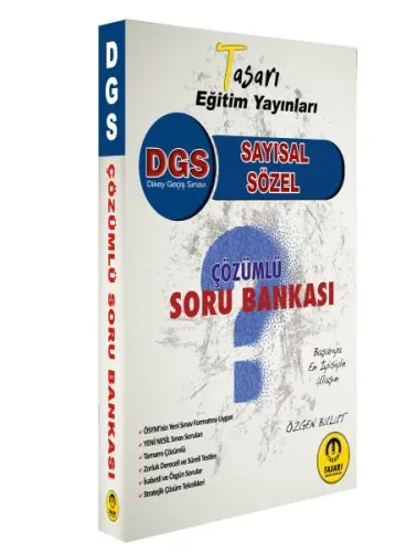2022 DGS Sayısal Sözel Çözümlü Soru Bankası