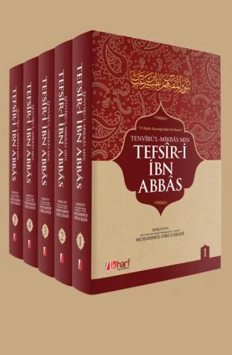 İbn Abbas Tefsiri 5 Cilt Takım Tenvirül Mikbas Min Tefsiri İbn Abbâs